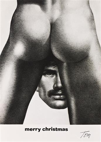 TOM OF FINLAND (1920-1991) Group of 4 Photographs Signed, or Inscribed and Signed, Tom, to Ambrose, in red or black ink,